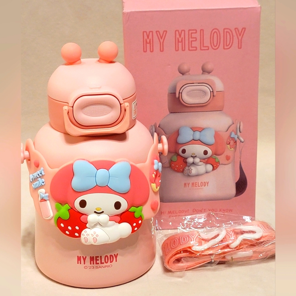 NEW My Melody pink water bottle Hello Kitty